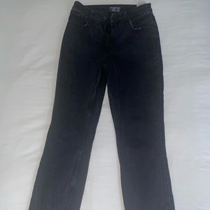 Abercrombie Black High Rise Mom Jean